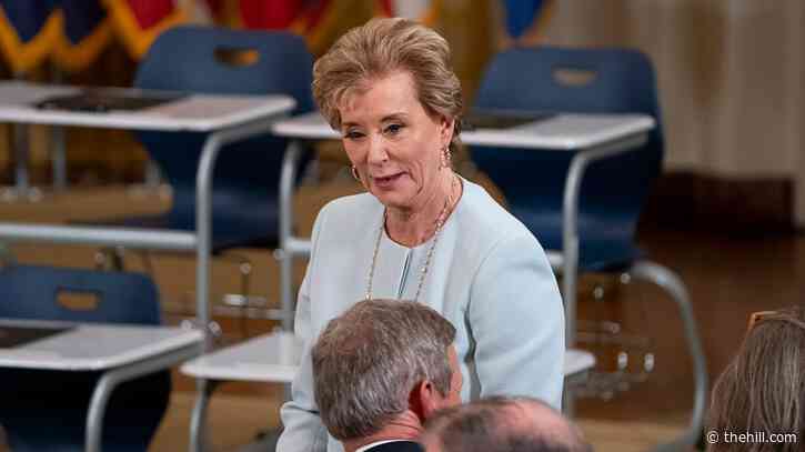 McMahon says Harvard is no longer eligible for new federal research grants