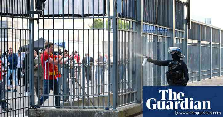 Ex-French interior minister apologises to Liverpool fans for making them a ‘scapegoat’
