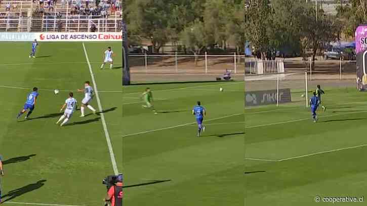 [VIDEO] Gol de media cancha: El increíble blooper de Santa Cruz ante Magallanes
