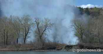 Calgary crews scramble to contain brush fire in city’s southwest