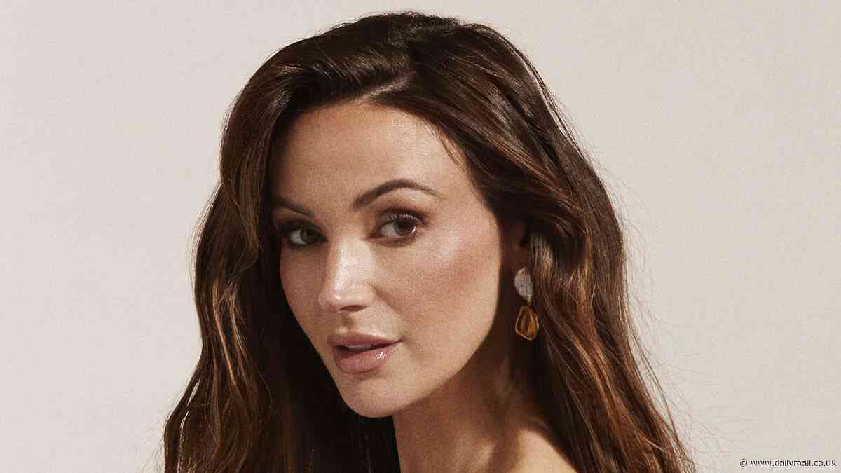 Michelle Keegan is the epitome of chic in ivory lace and a butter yellow dress as she launches her latest Mallorca-nights-inspired Very collection