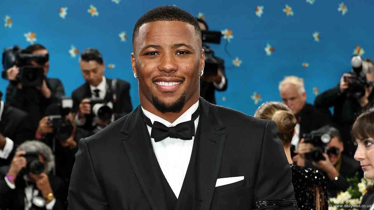 Eagles star Saquon Barkley hits the red carpet at 2025 Met Gala after sparking backlash with Donald Trump visit