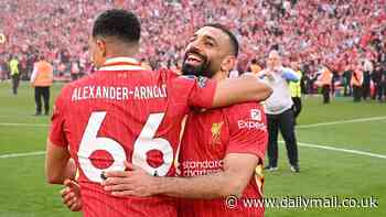 Mohamed Salah sends emotional message to Trent Alexander-Arnold and makes prediction for the future - after Liverpool star confirmed his looming exit