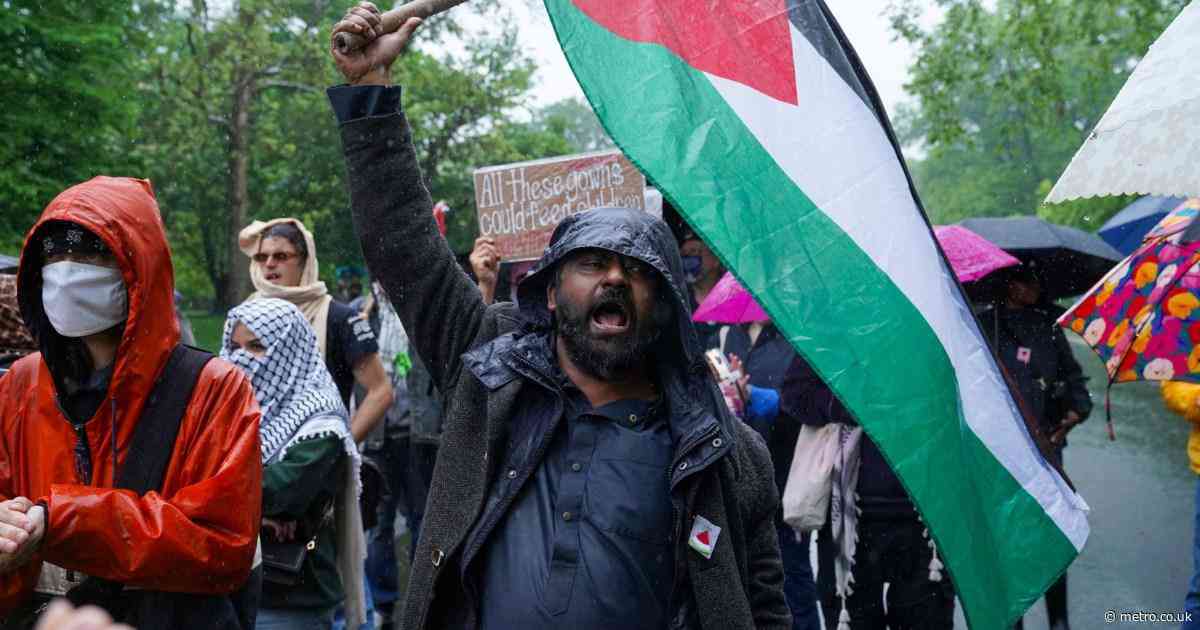 Pro-Palestine demonstrators clash with police outside Met Gala 2025