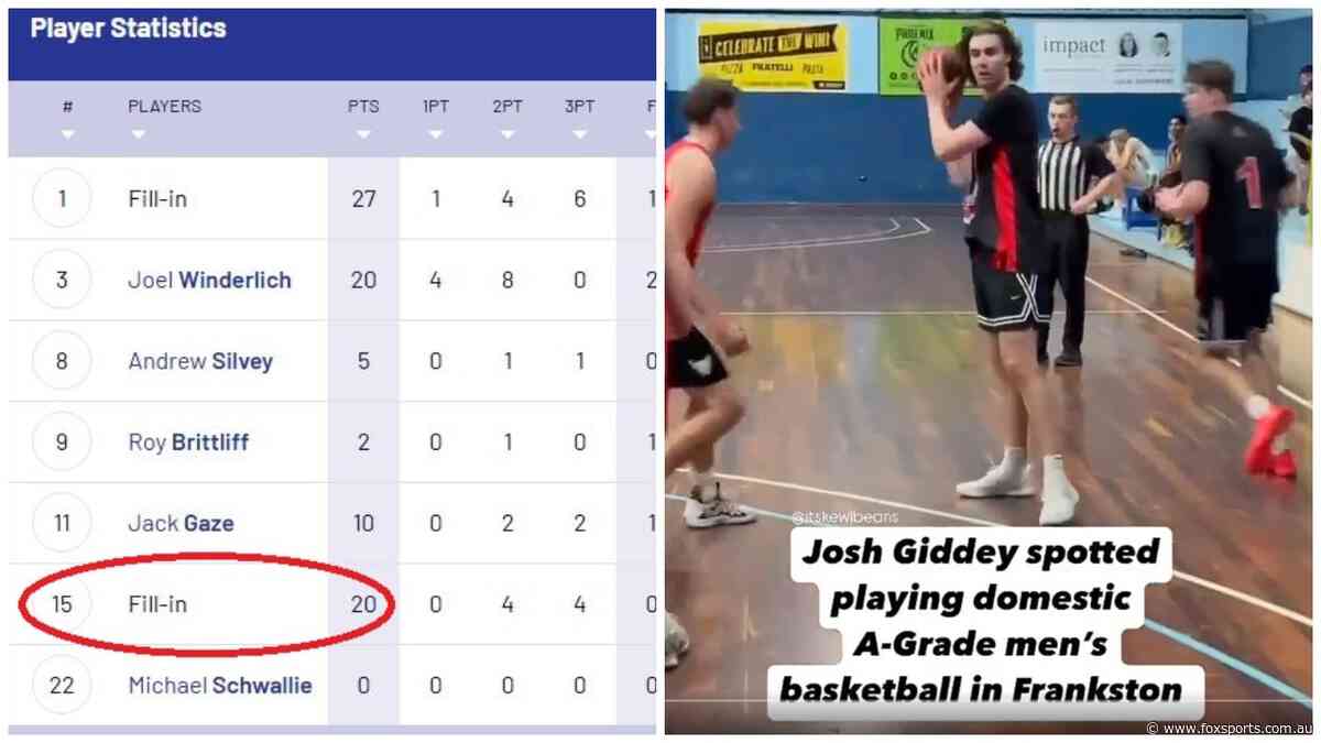 ‘Absolutely no chance’: Giddey’s classy act as Aussie NBA star shocks local basketball game