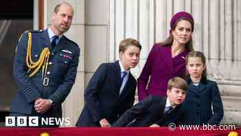 Royals watch Red Arrows flypast for VE Day 80th anniversary