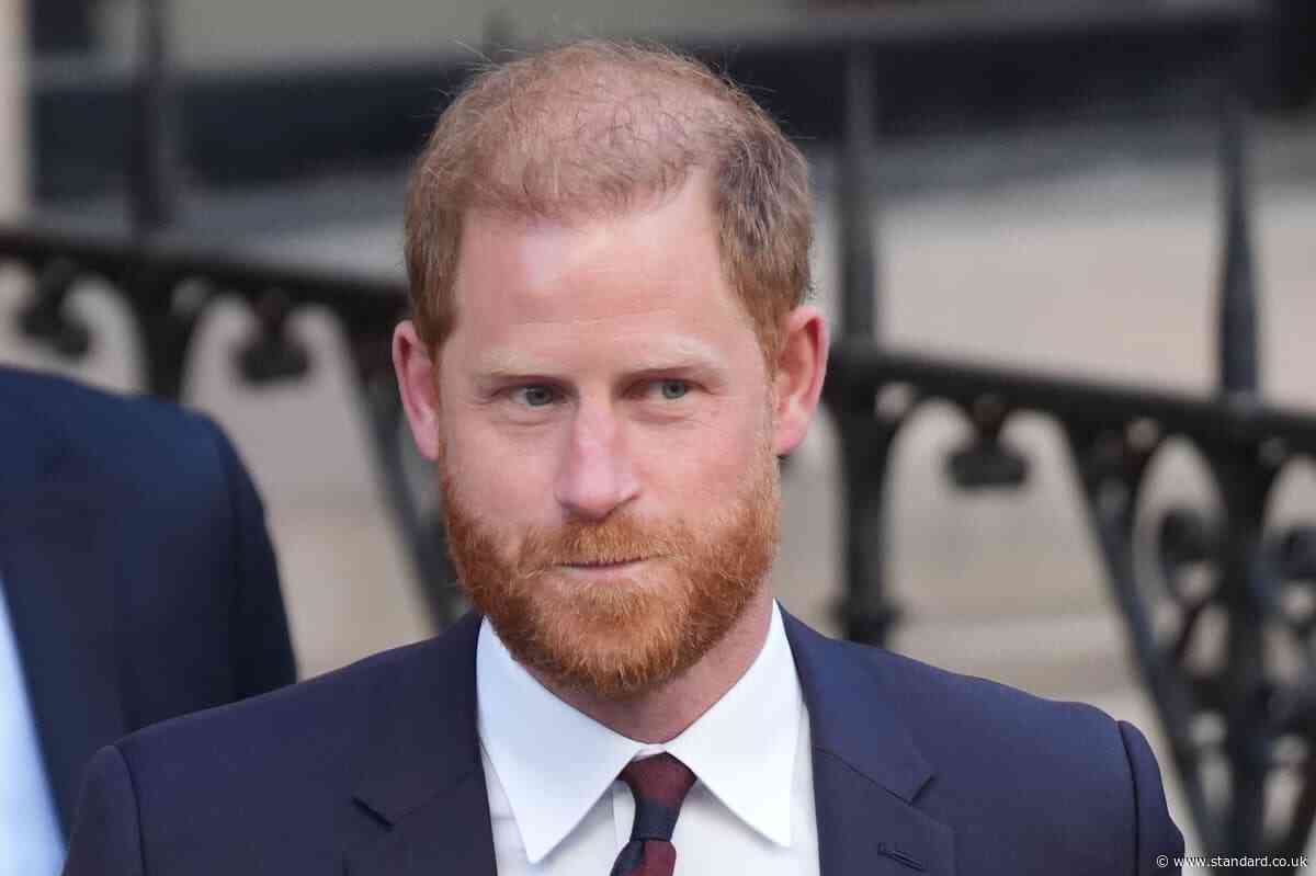 Latest hearing in Duke of Sussex legal claim against Mail publisher due to begin