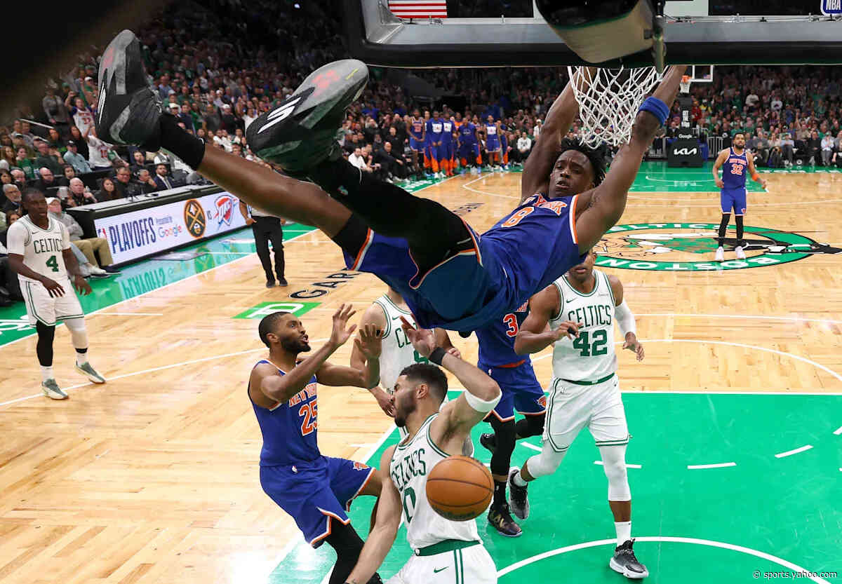 Knicks stun Celtics in overtime to steal Game 1 of East semis