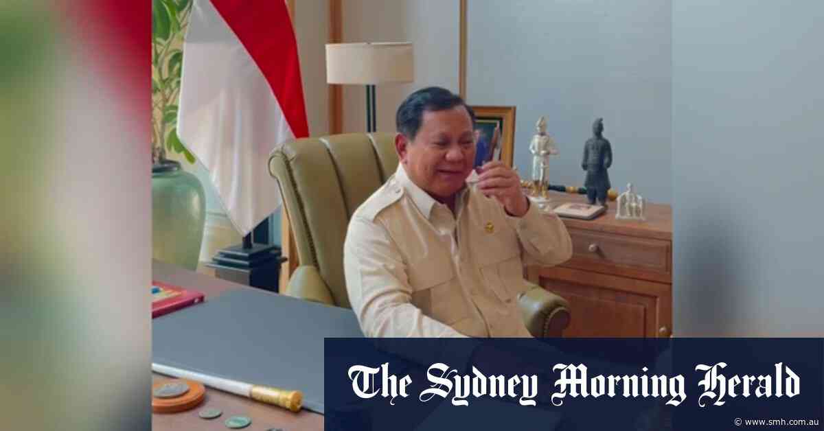 Indonesia's president records his conversation with Prime Minister Anthony Albanese