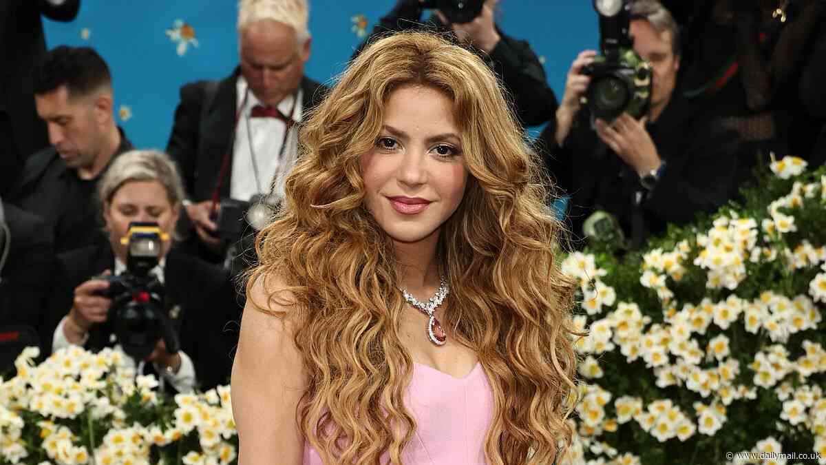 Shakira divides fans as she seemingly IGNORES 2025 Met Gala theme with enormous pink gown on the red carpet