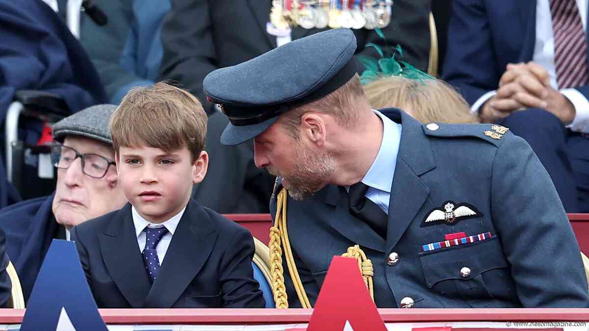 Prince Louis' unexpected gesture for dad Prince William