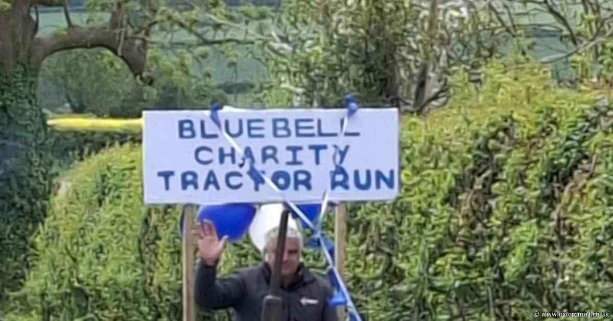 Huge turn out for tractor run in Cotswolds countryside