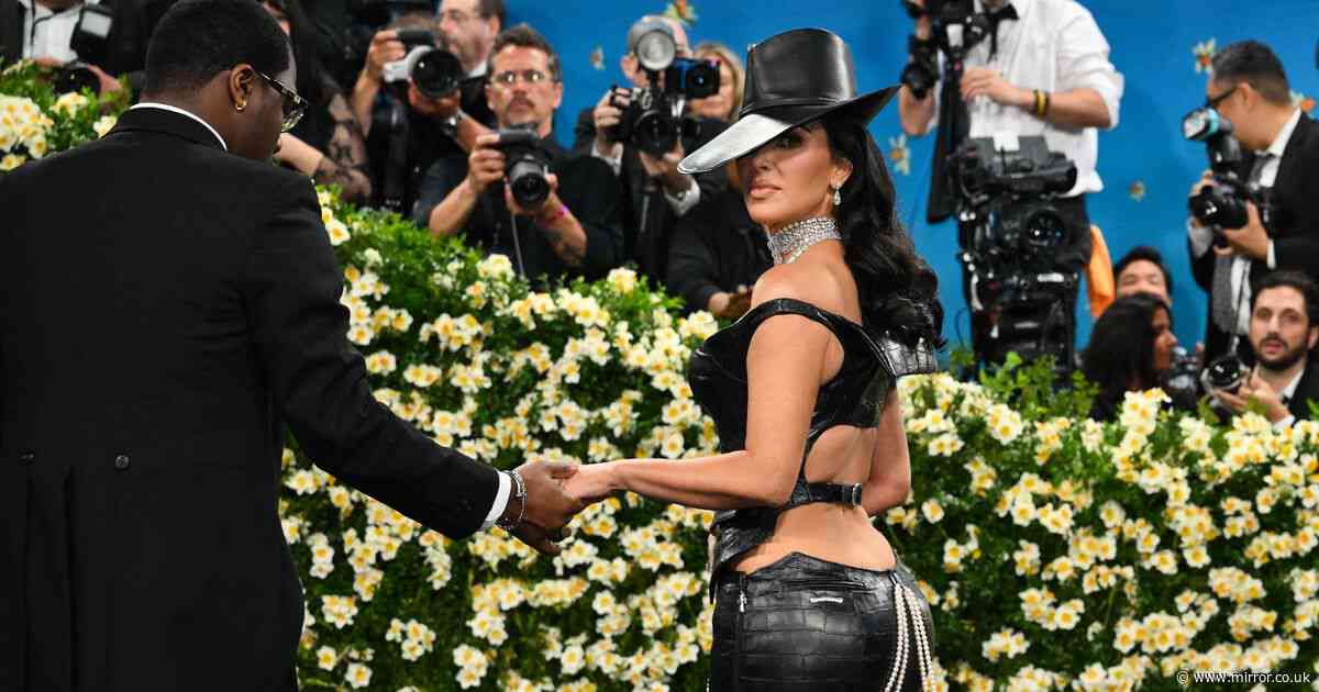 Kim Kardashian reprimands Met Gala security guard on camera after awkward stumble