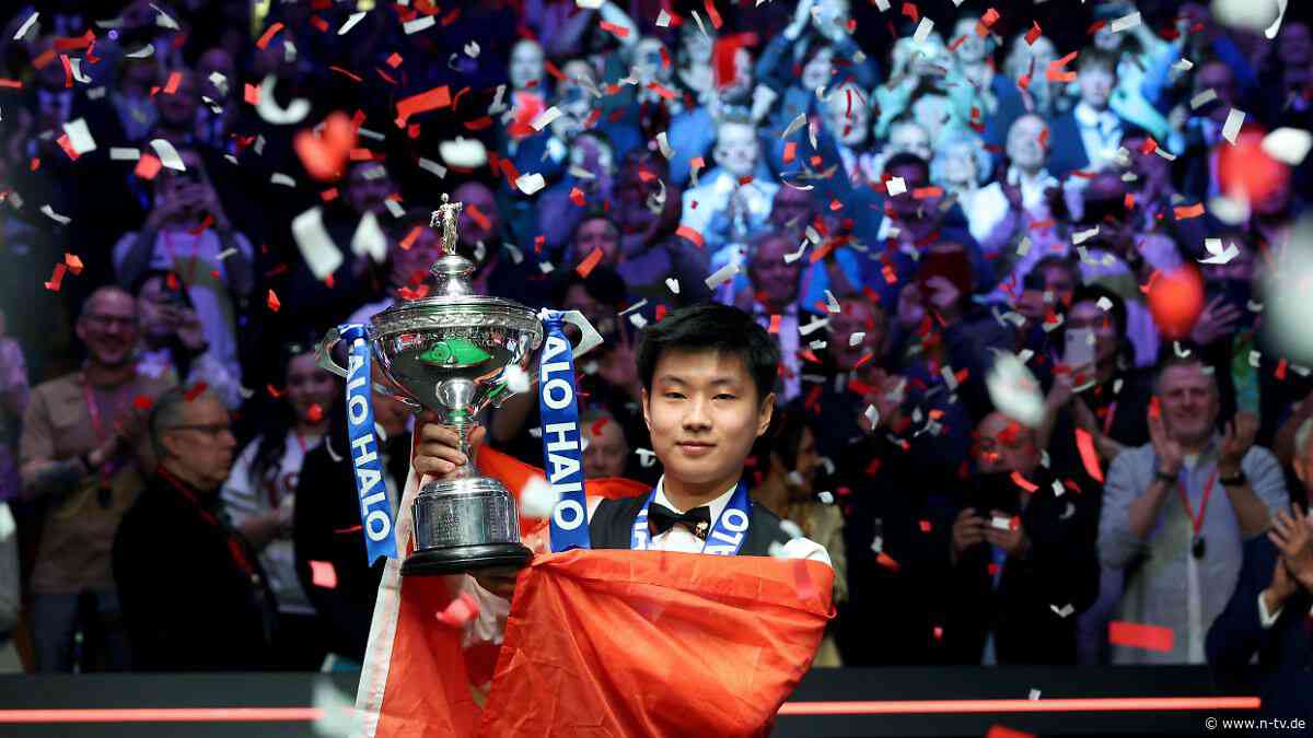 Triumphales WM-Finale: Chinese Zhao schreibt Snooker-Geschichte
