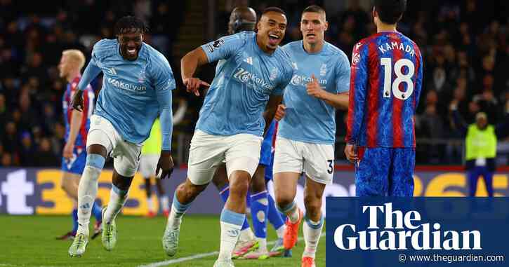 Murillo earns Nottingham Forest vital point at Crystal Palace in race for Europe