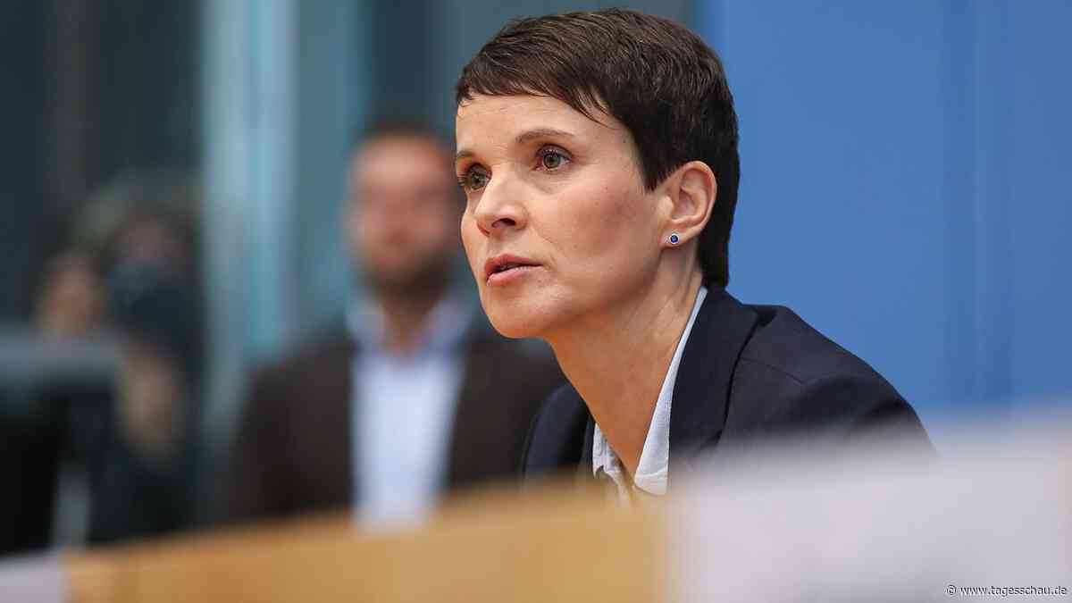 Frühere AfD-Chefin Petry will eine neue Partei gründen