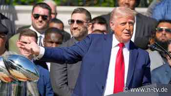 "Es wird wundervoll werden": Trump verkündet "sehr aufregendes" NFL-Millionen-Spektakel