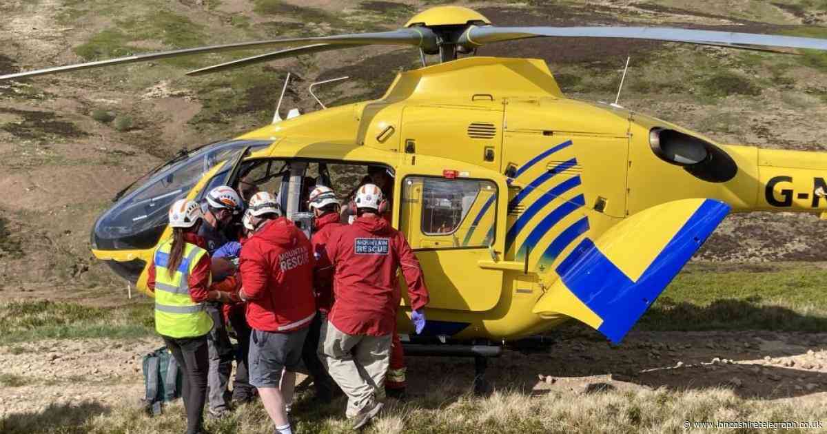 Rescue teams called to assist cyclist following call on bike trail