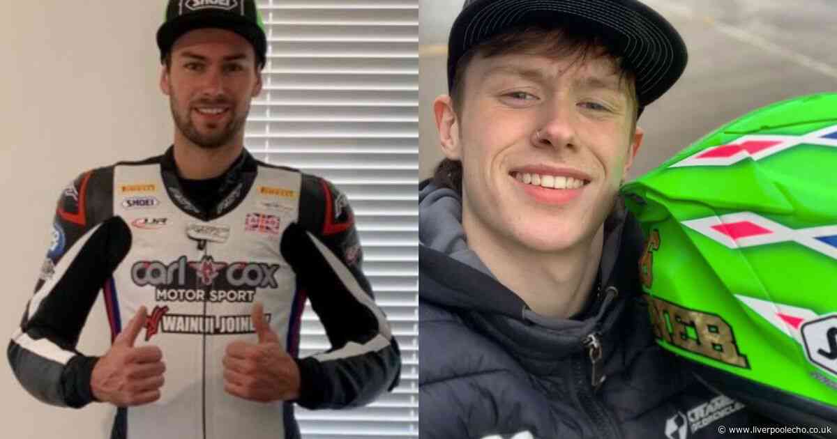 Tributes to two men killed in horror superbike crash