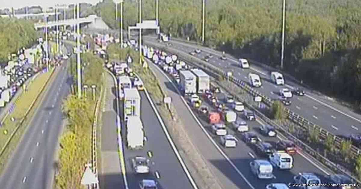 LIVE: 'Multi-car crash' as huge 90-minute queues build on M60 - latest updates