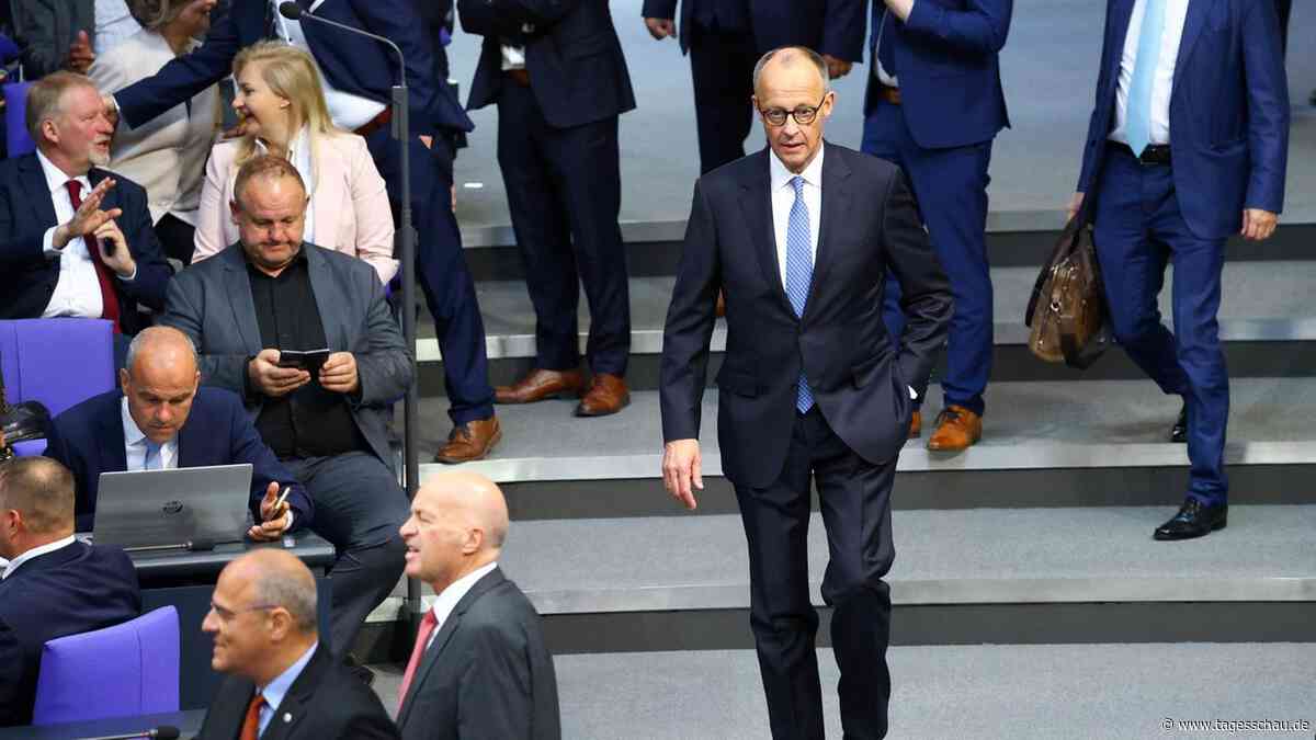 Liveblog zu Schwarz-Rot: ++ Bundestag beginnt mit Wahl von Merz ++