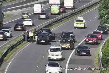 M4 crash live updates as drivers face rush hour delays