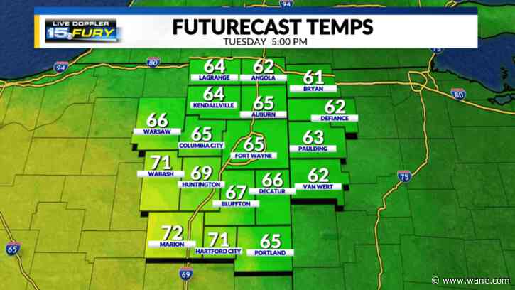 More showers through the morning; drier air on the way