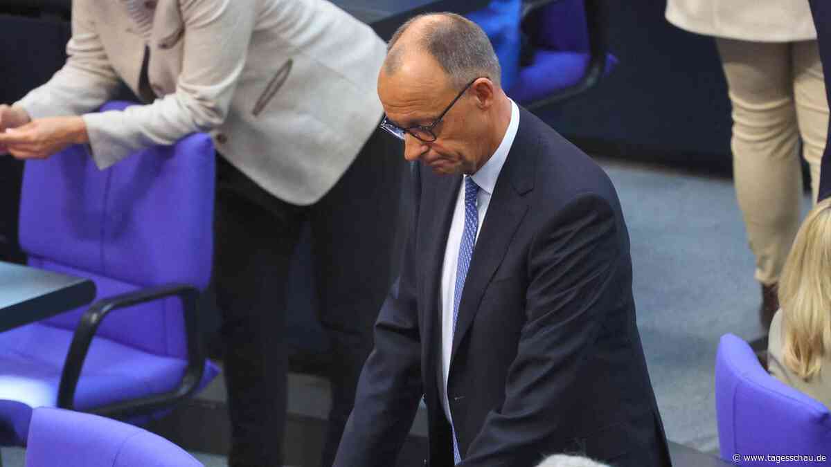 Merz scheitert im ersten Wahlgang bei Kanzlerwahl