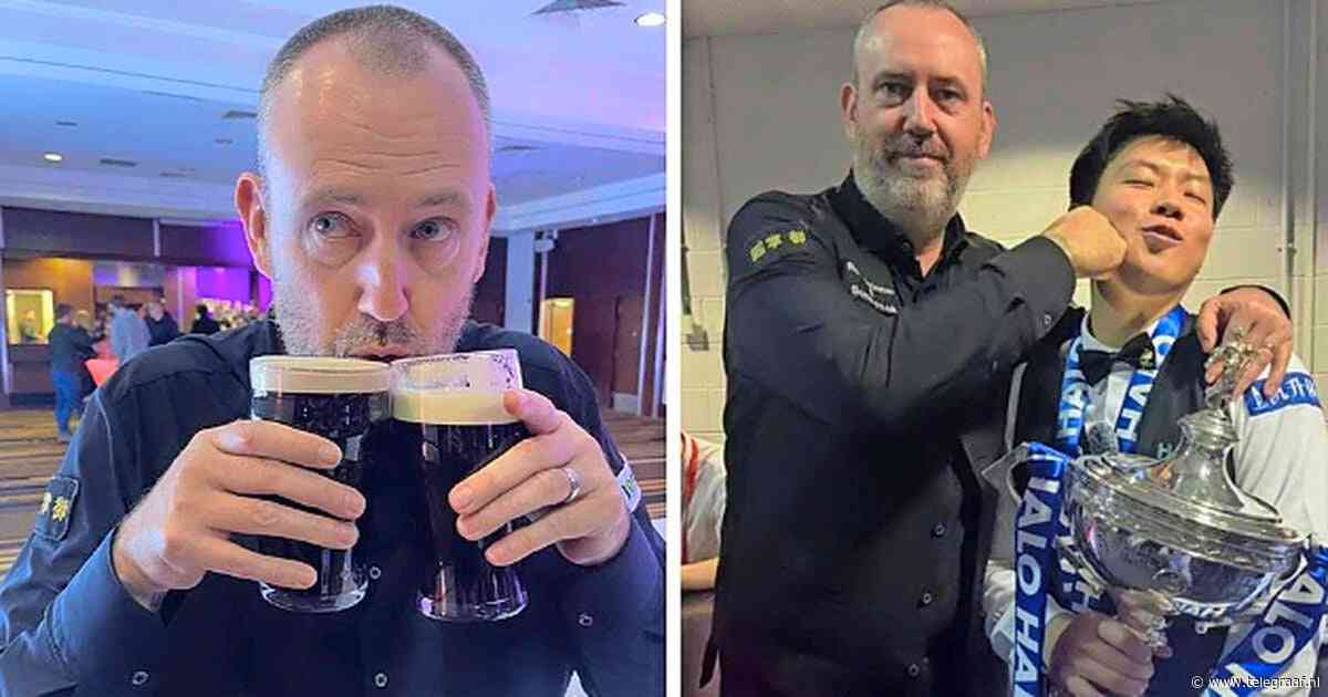 Snookerspeler Mark Williams spoelt verloren WK-finale weg met bezoek aan de pub