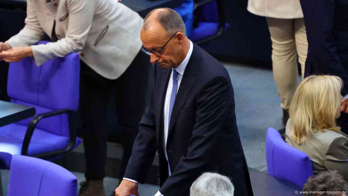 Bundestag: Friedrich Merz verfehlt Mehrheit im ersten Wahlgang