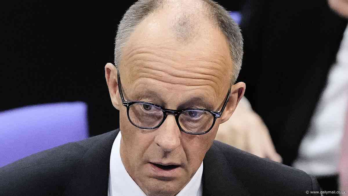 Friedrich Merz fails to be elected German chancellor in historic first for country's parliament - falling short by just six votes
