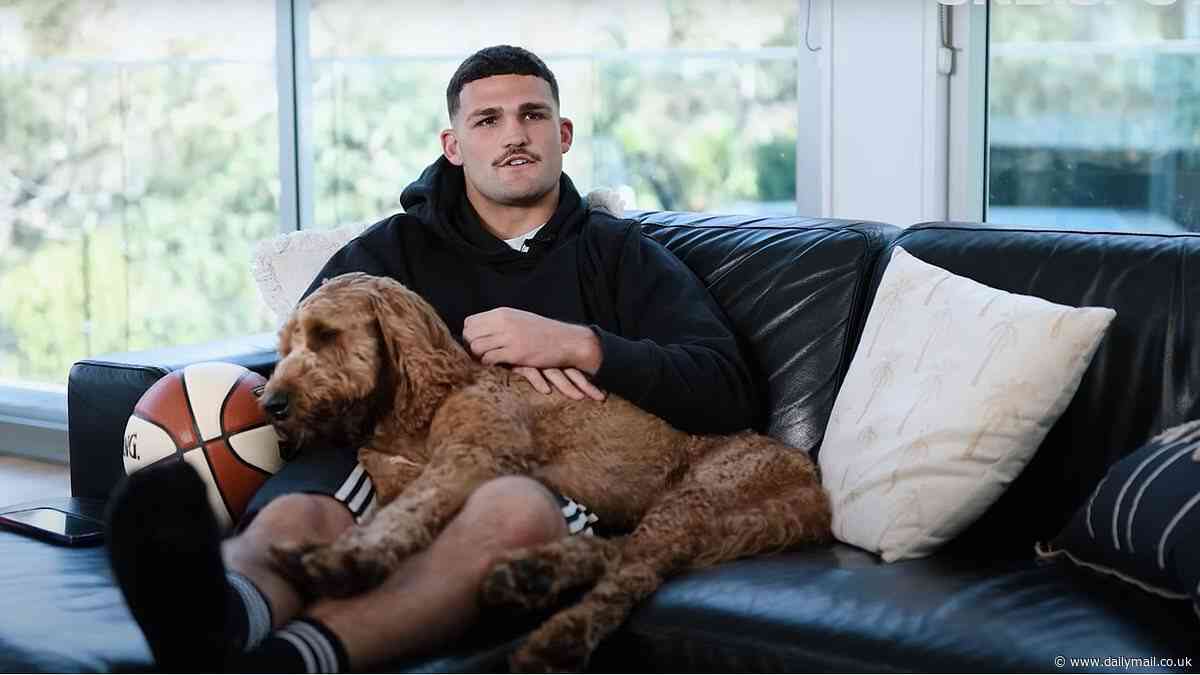 Go inside footy superstar Nathan Cleary's home as it gets a stunning renovation