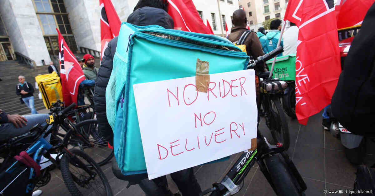 Rifiuta di fare cinquanta chilometri per 3,20 euro lordi: rider sanzionato. E i colleghi entrano in sciopero spontaneo