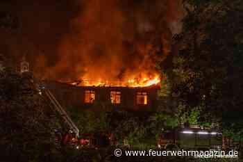 Wieder Großbrand auf Bahngelände