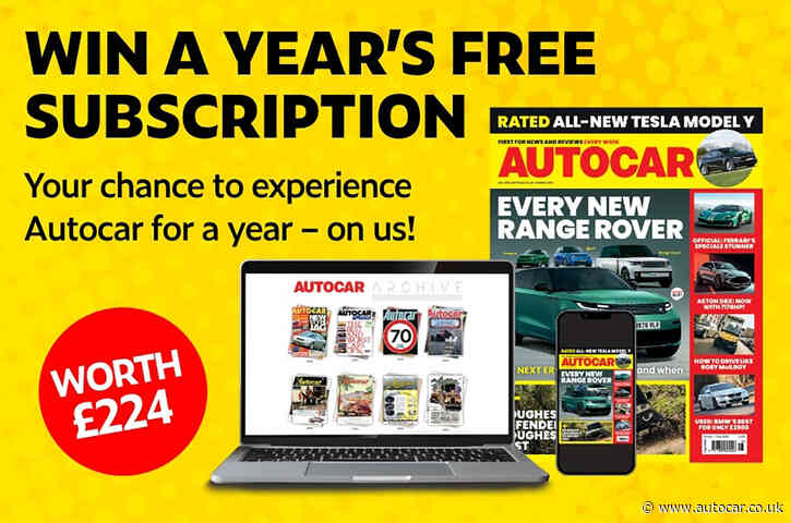 Win a year’s free subscription to Autocar worth £224!
