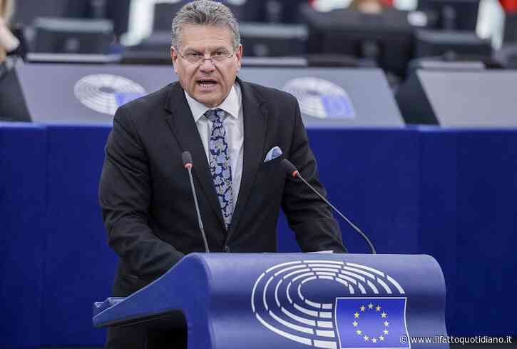 Dazi, Sefcovic al Parlamento Ue: “Cerchiamo soluzioni condivise con Usa, altrimenti pronti a usare ogni opzione sul tavolo”