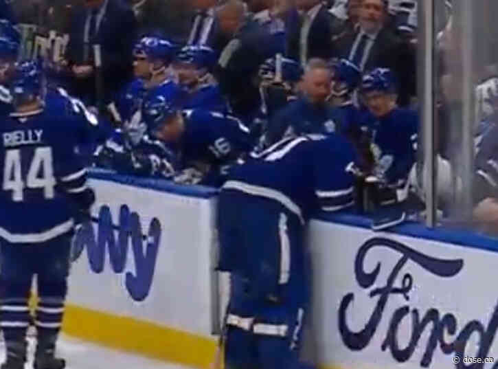 Series highlights: Anthony Stolarz threw up on the bench