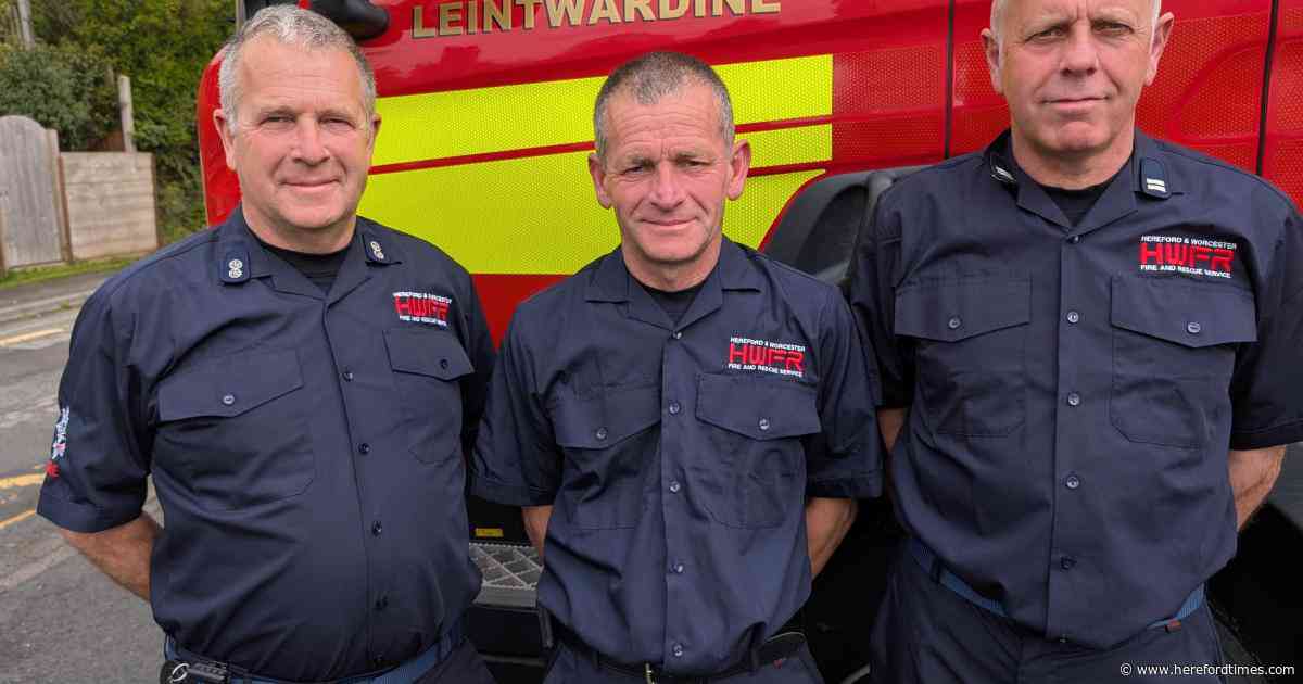 Three brothers serve more than a century at fire station