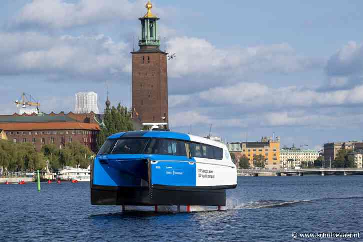 Snelste elektrische draagvleugelferry vaart dit jaar dagelijks in Stockholm