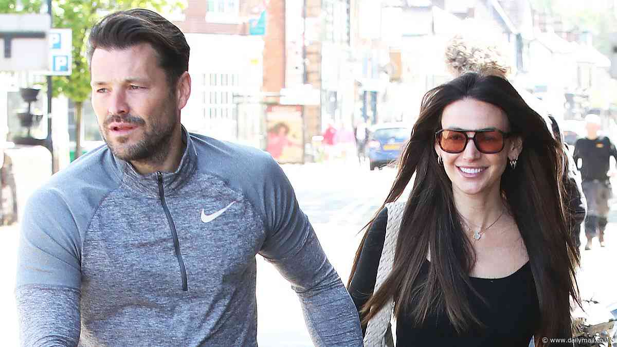 Michelle Keegan and Mark Wright put on a loved-up display as they enjoy family outing in Cheshire with baby daughter Palma