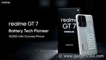 Realme GT Concept Phone With 10,000mAh Battery Unveiled in India
