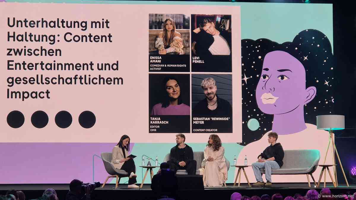 Levi Penell, Enissa Amani &amp; Rewi auf der OMR-Bühne: Wieso sich Haltung und Entertainment so gut ergänzen