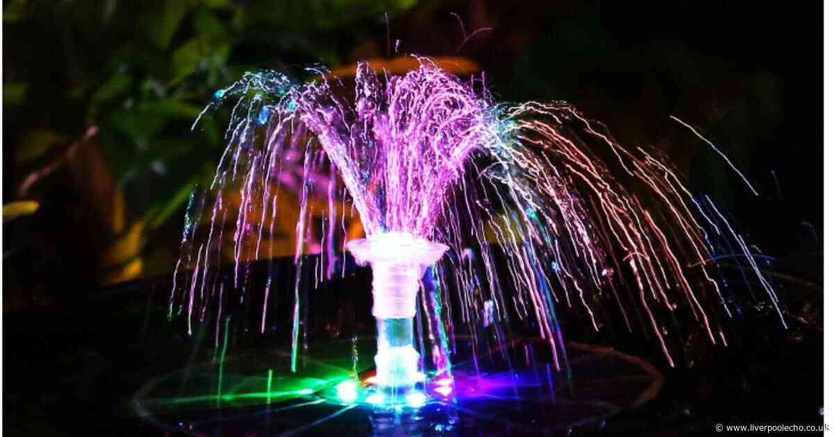 Water fountain that 'brighten up gardens' reduced in Amazon sale