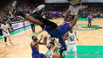 Knicks, Nuggets pull off shocking Game 1 rallies; UEFA Champions League preview; NHL predictions