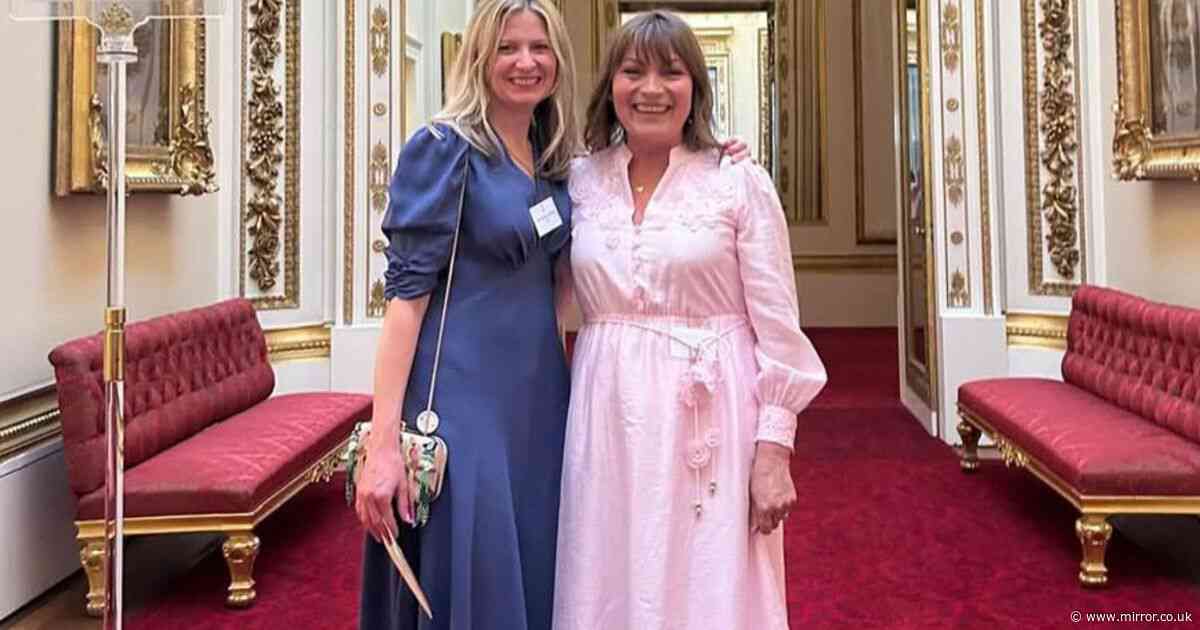 Lorraine Kelly looks incredibly youthful in floral pink midi dress that's wedding guest-perfect