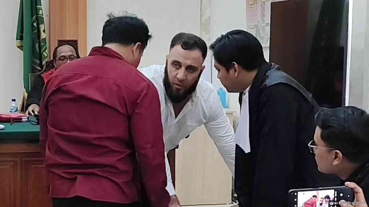 Australian man faces hard time in a Bali jail after allegedly slapping a woman at a ritzy resort when an argument erupted over a waterslide