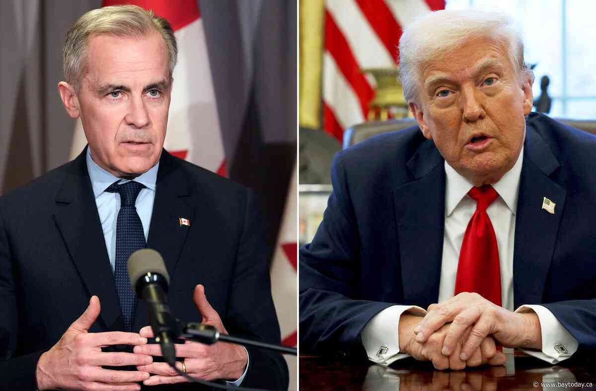 The Latest: Carney meets with Trump in Washington to talk trade, security
