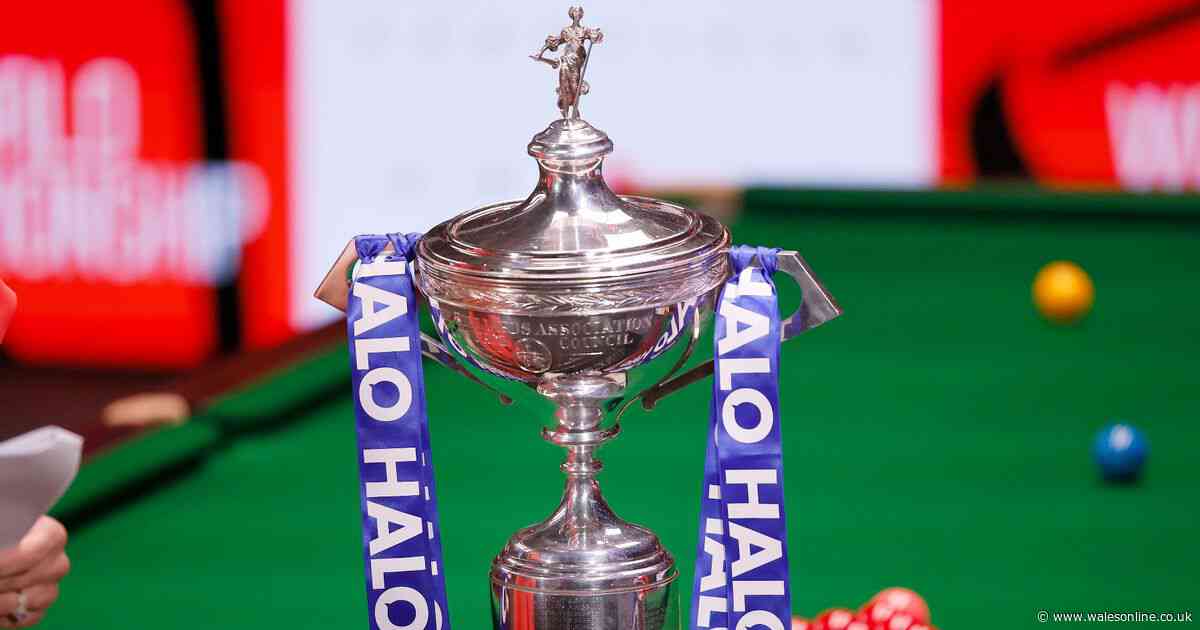 World Snooker Championship winner blew £500K earnings straight away on one purchase