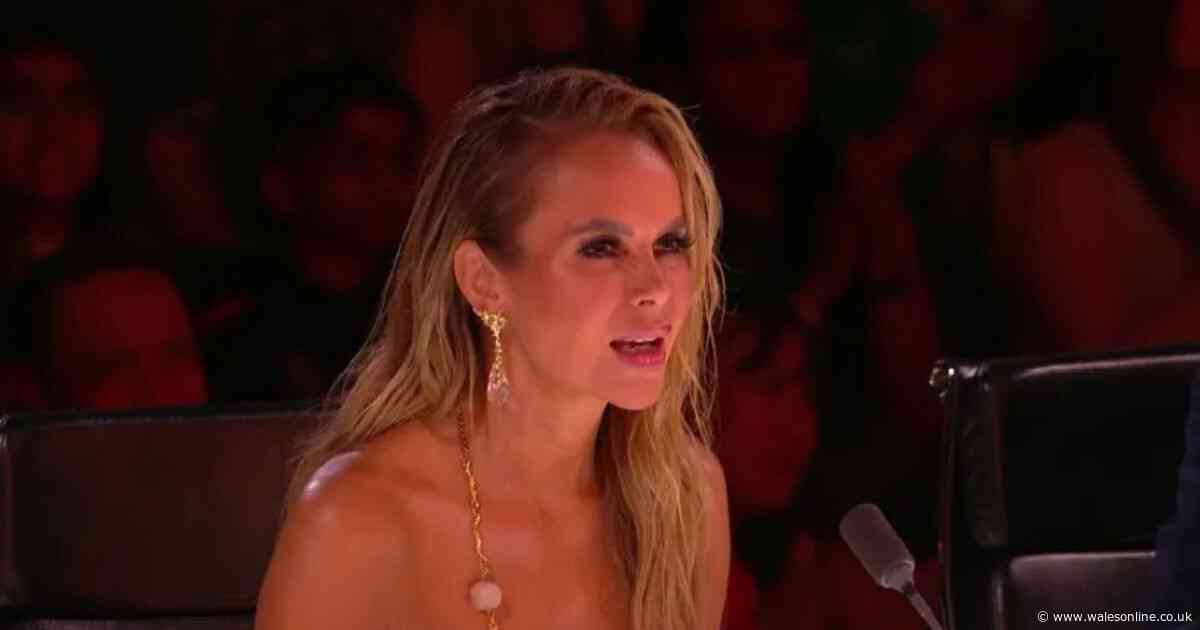 BGT's Amanda Holden details 'awful' ordeal at home just hours before live show