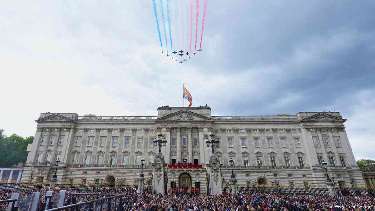 Watch: UK royals join crowds for VE Day 80th anniversary